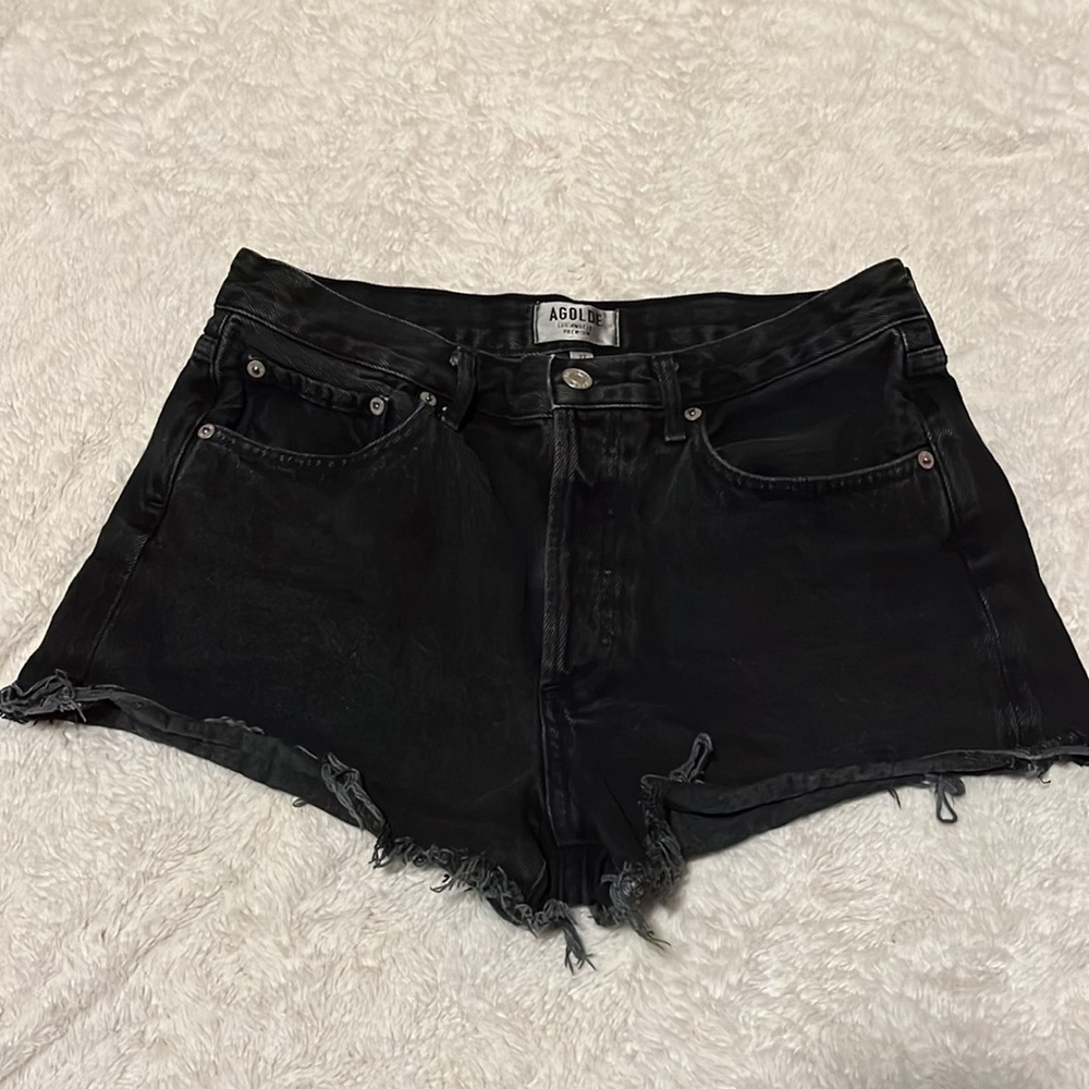 Agolde black shorts